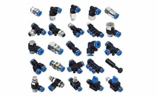 Pnömatik Bağlantı Rekorları, Pnömatik Fittingsler